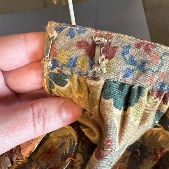 Vintage Ferrara of Milan Paisley Skirt Union Made USA Vintage 12- Modern Small - Picture 5 of 8